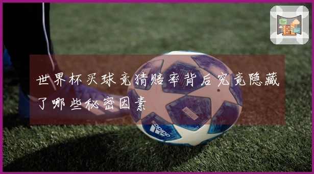 世界杯买球竞猜赔率背后究竟隐藏了哪些秘密因素
