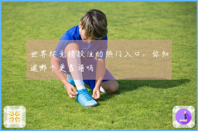 世界杯竞猜投注的热门入口，你知道哪个更靠谱吗