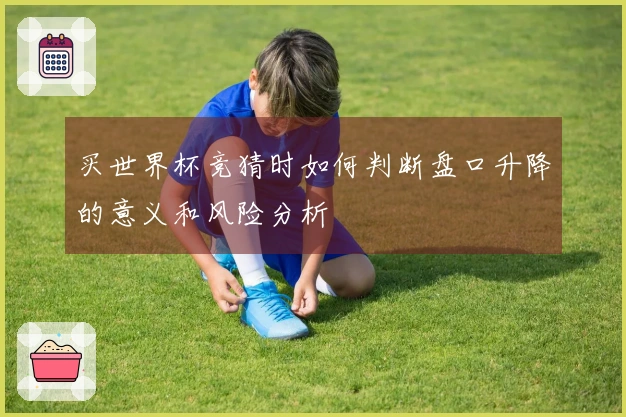 买世界杯竞猜时如何判断盘口升降的意义和风险分析
